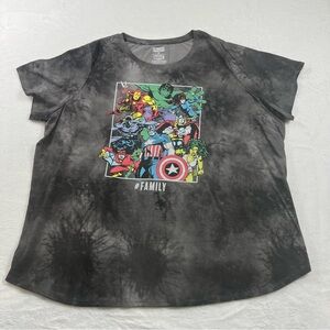 Marvel Kids Black Graphic T-Shirt size 3x